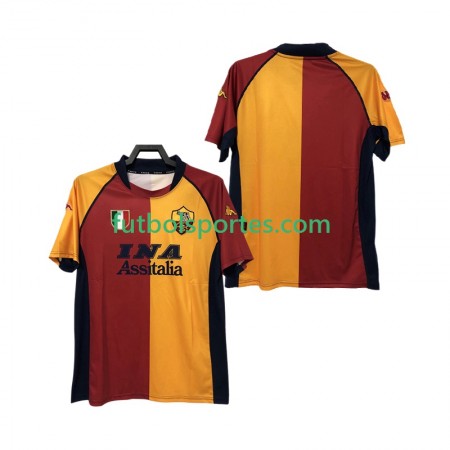 Camiseta AS Roma 2000-2001 Retro Primera Equipación
